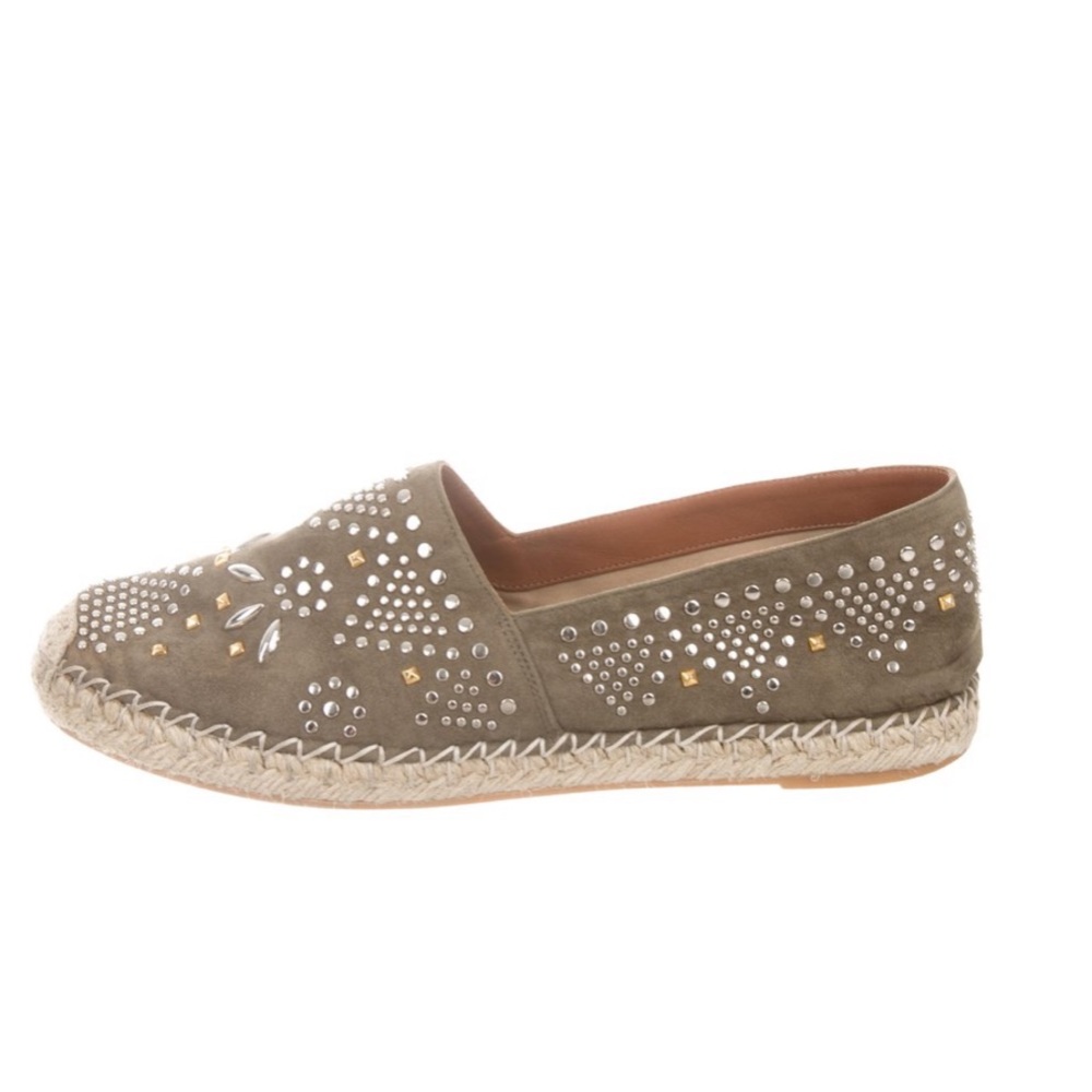 Valentino embellished suede espadrilles size 36
